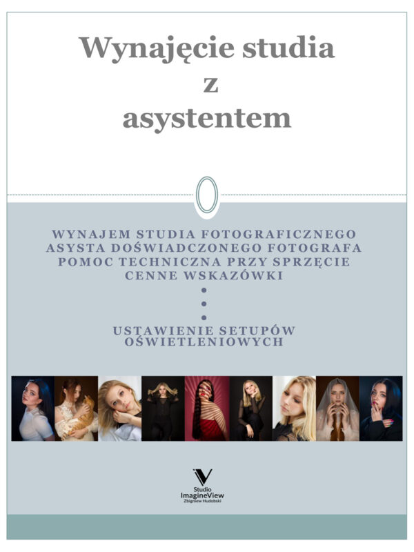 Wynajem studia fotograficznego z asystentem